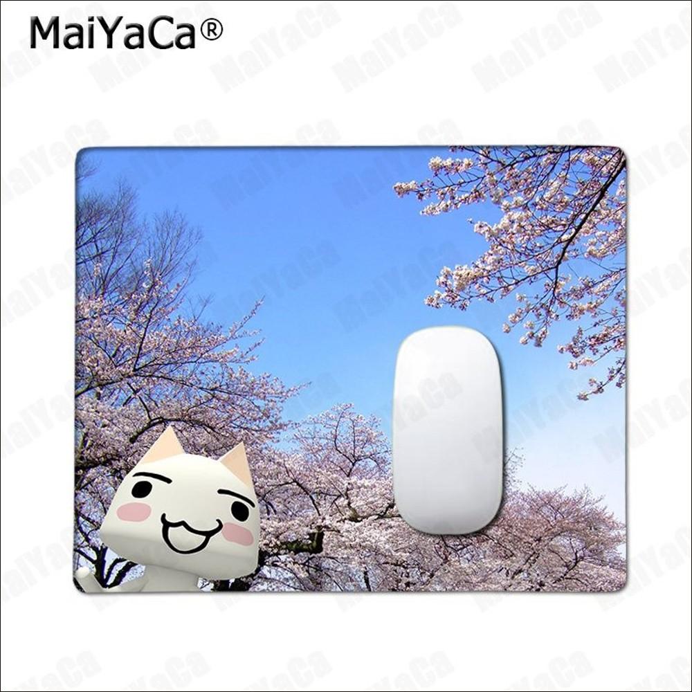 Cute Toro Inoue Cat  Mousepad Rubber Small Thickened Mouse Pad Gaming Keyboard Table Mat Office Supplies Room Decor Mouse Carpet
