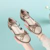 Sandali Donna a Punta Chiusa, Tacco Medio, Monocinghia, Punta Aperta, Tacco Chunky, Scarpe Estive Singole