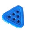 Inflatable PVC Triangle Beer and Cup Holder, Six-Hole Water Coaster for Parties