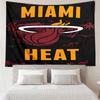 Heat Team Logo Artwork Quick-Dry Tapestry Hanging for Bedroom,Livingroom, Playroom,Decor Art Room Wall Tapestry Holiday and Birthday Gifts