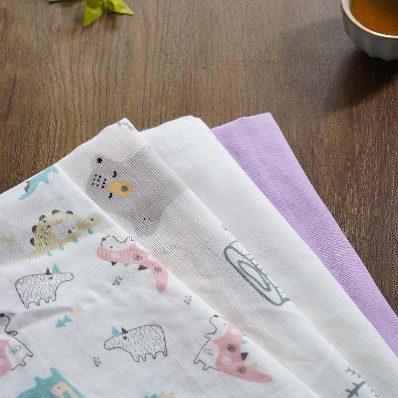 Stark karierte doppelwandige gekämmte Baumwollgaze Kleidung