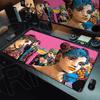 Anime Jojo Bizarre Adventure Mouse Pad Gamer Rubber Non-slip Base Deskmat Kujo Jotaro Cabinet Keyboard Gaming Office Accessories