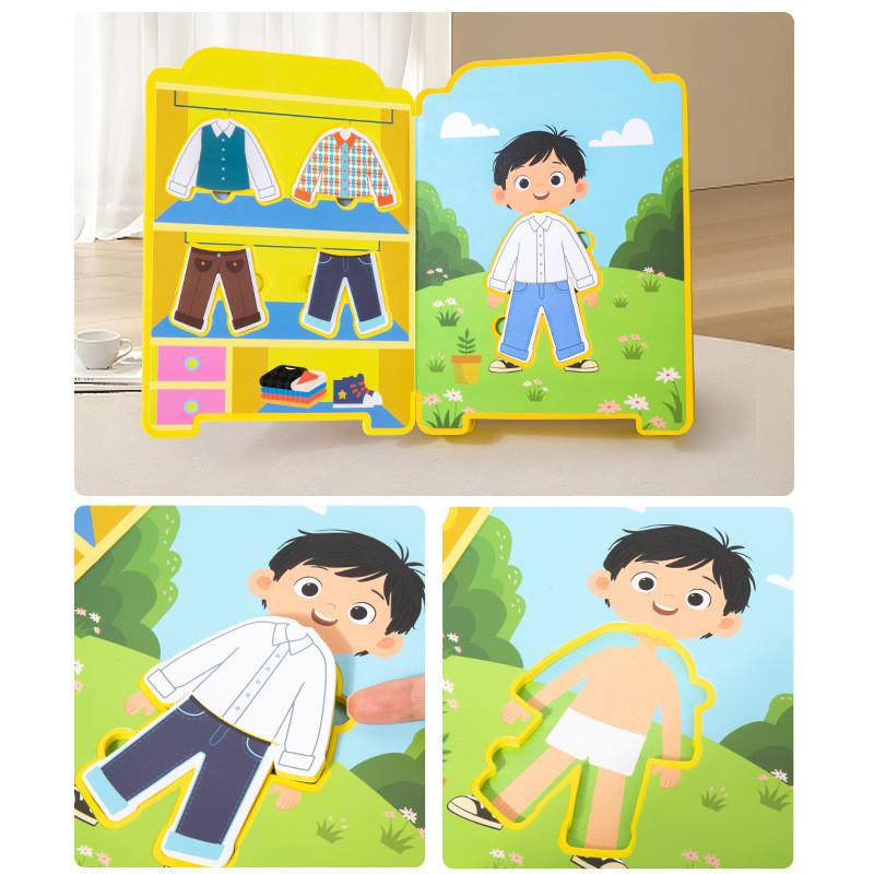 Educational Puzzle Dress Up Toy With Eva Material For Early Learning And Quiet Book Fun