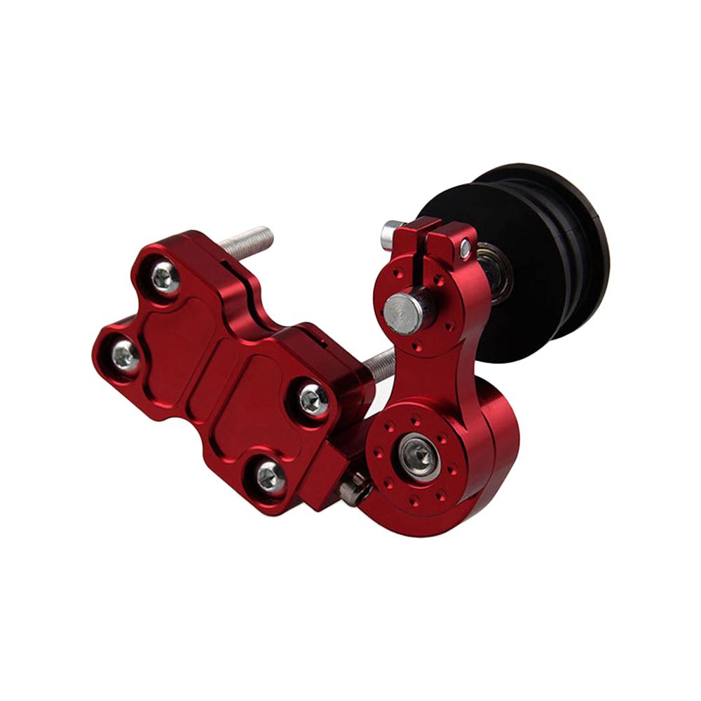 Buy Motorcycle Chain Tensioner Portable Chain Adjuster Aluminum Bolt on