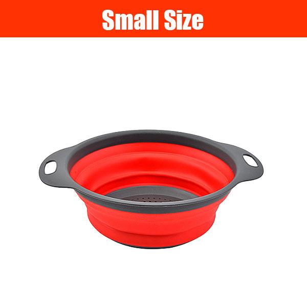 Extendable Kitchen Colander Strainer with Long Handle Collapsible Colander Strainer Vegetable Fruit Flexible Pasta Strainer