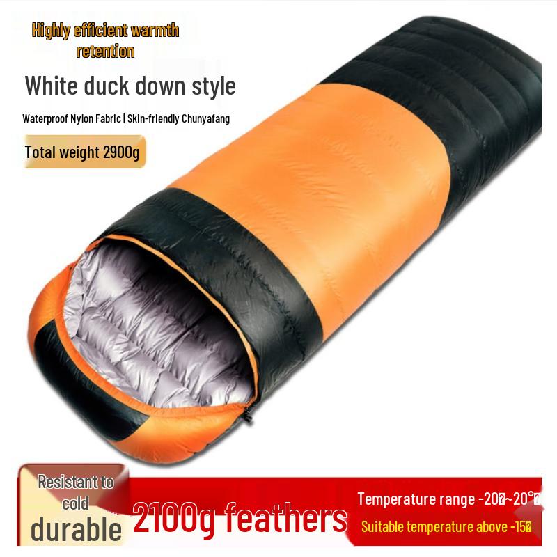 

Bai Cheng Dao White Duck Down Camping Sleeping Bag