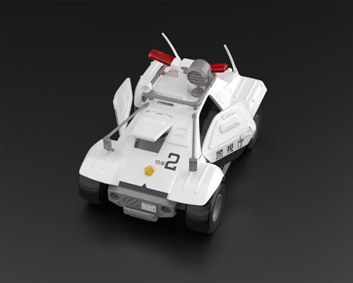 Aoshima Bunka Kyozai Mobile Police Patlabor AV-98 Ingram Unit 1 (approx. 190mm Tall) + Type 98 Special Command Vehicle (approx. 40mm Tall) 1/43 Scale