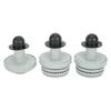 6pcs/set Swimming Pool Sprinkler Connector Kit With Outlet Filter Screen Inlet Nozzle For Intex Above-ground Pools Replace Part