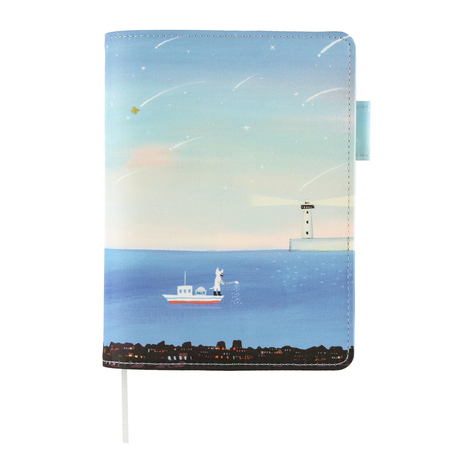 

Обложка для Hobonichi Planner Dream the Sea Saw, размер A6, на 5 лет (Хироко Кубота/Рассвет) синий