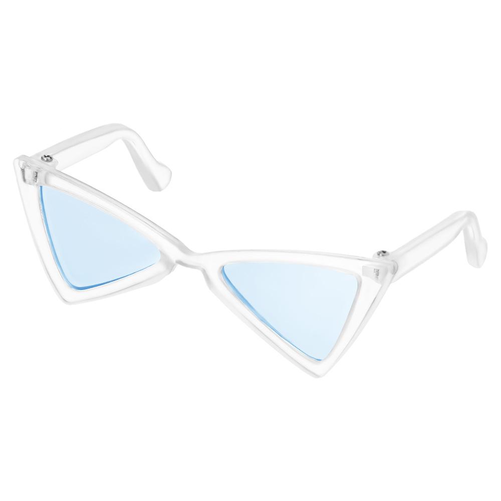 Pet Products Lovely Vintage Triangle Cat Sunglasses Reflection Eye wear glasses For Small Dog Cat Pet Photos Props Accessories