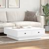 VidaXL Table basse Blanc 90x90x28 cm Aggloméré 848087