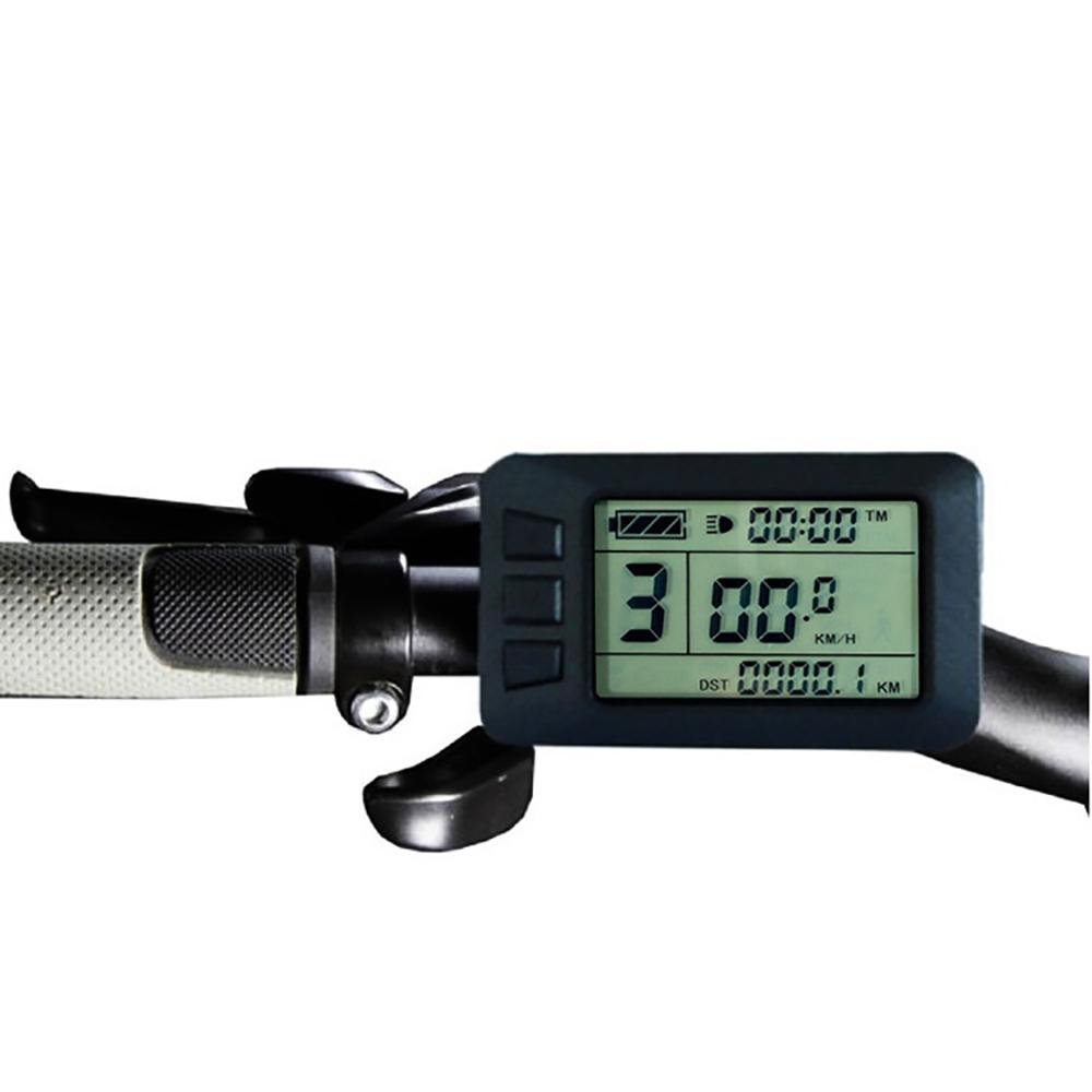 LCD Speedometer Display Electric Bike E-bike For Kunteng (KT) 24/36/48V KT-LCD7U