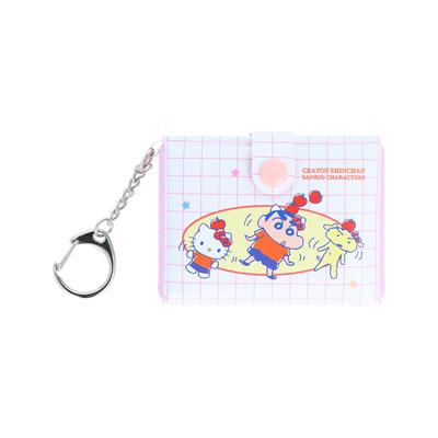 Sunstar Stationery Crayon Shin-chan x Sanrio Characters Schlüsselanhänger Box, Rosa, S8347794