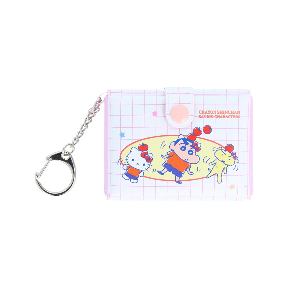 Sunstar Stationery Crayon Shin-chan x Sanrio Characters Keychain Box, Pink, S8347794