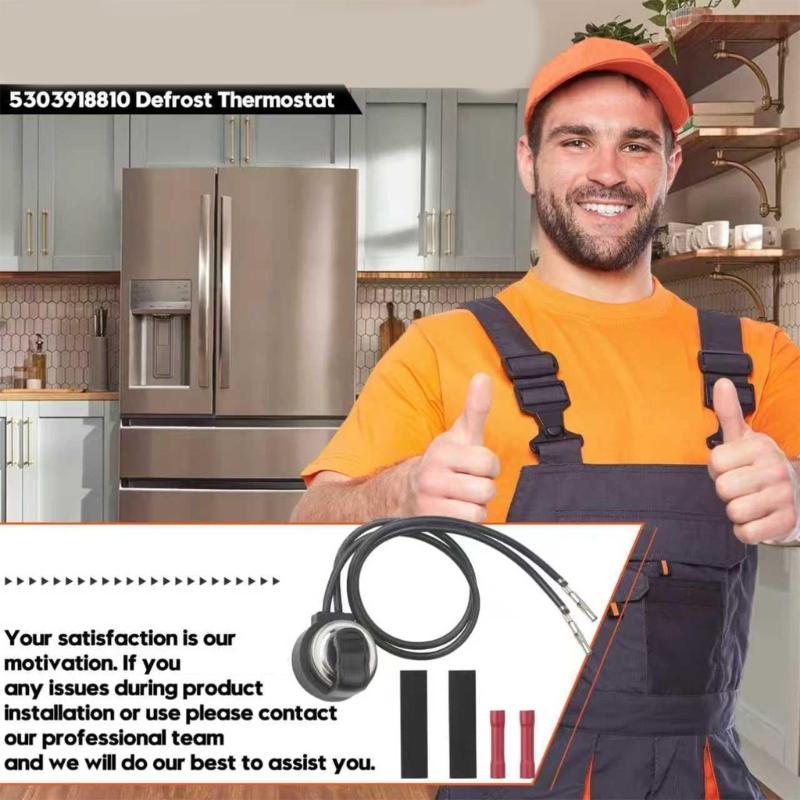 5303918810 Refrigerator Defrost Thermostat For DGHF2360PF7A DGHF2360PF8A DGHF2360PF9A E23BC78IPSKA Easy Installation