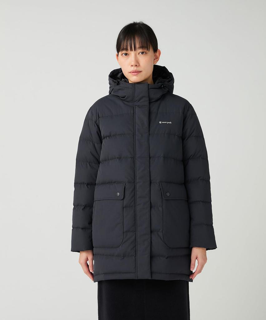 Snow Peak Hverdags Dunjakke Ydertøj Jakke Dunfyldt SORT 3 Dame JK-25AW001 Dame
