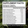 Mushroom Supplements: Hericium Erinaceus, Cordyceps Sinensis, Ganoderma Lucidum, Brain Capsules, 120 Capsules