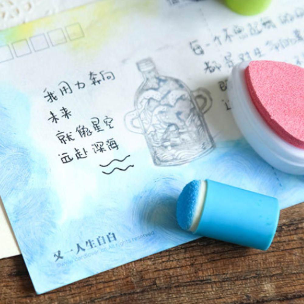 40PCS/set Sponge Material Finger Sponge Daubers Small Size Small Sponge Daubers  Painting Tools