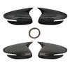 For KIA K3 Cerato Forte 2013-2018 Rearview Side Mirror Cover Wing Cap Exterior Door Rear View Case Trim Carbon Fiber Sticker