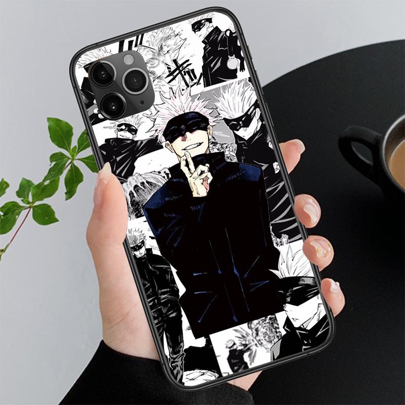

Чехол для телефона Satoru Gojo аниме Jujutsu Kaisen для iPhone 11 12 pro XS MAX 8 7 6 6S Plus X 5S SE 2020 XR iphone XR