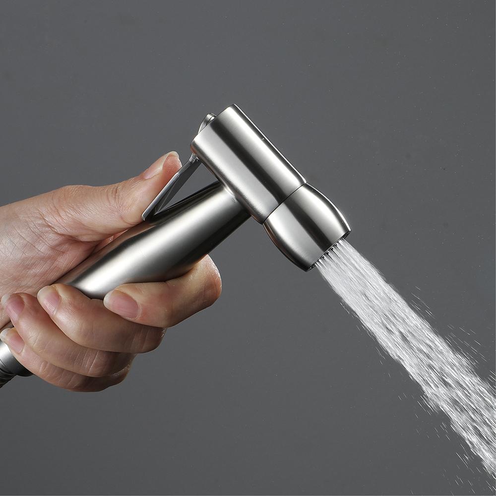 Hand Held Modern Wall-Mounted Bidet Spray for Toilet Sanitary Wares Stainless Steel Bidet Sprayer