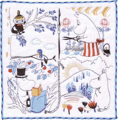 Marushin Mini Towel MOOMIN Favorite Place 25 X 25cm 1405008200 Approx.