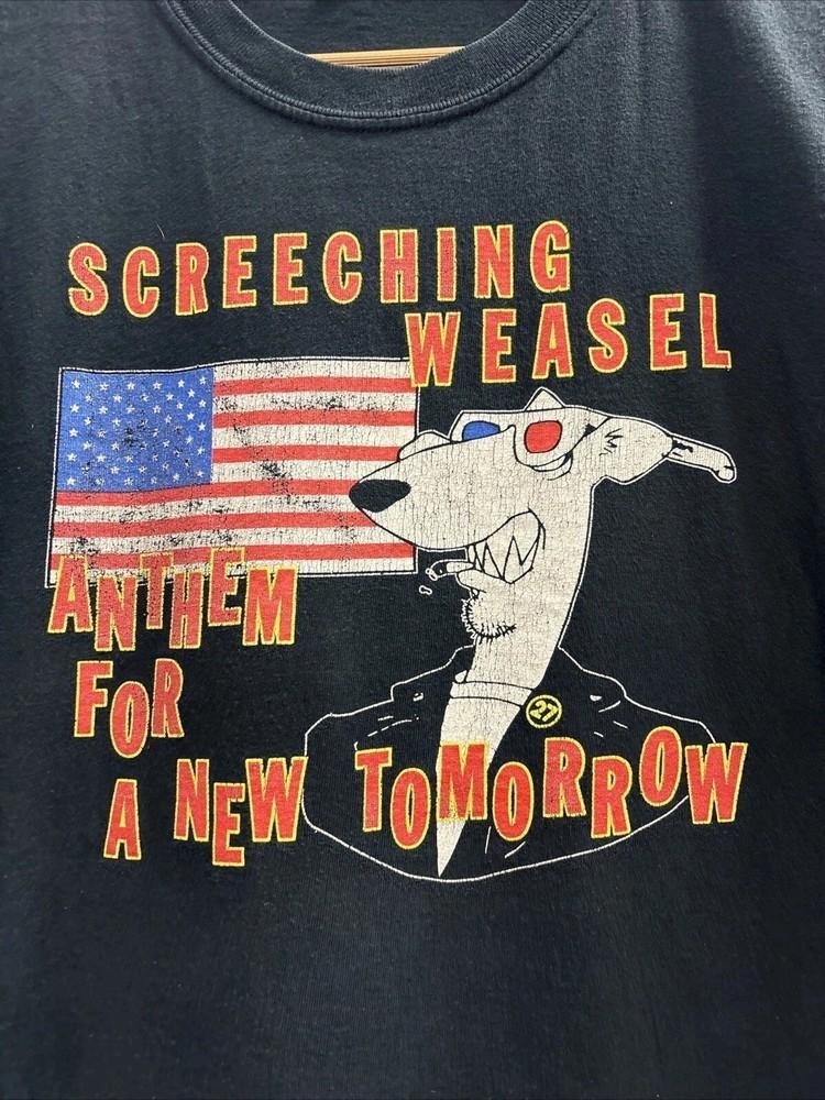 

Hot New Screeching Weasel Band Anthem.For.A.. wbr . Black S to 5XL Shirt ZL264 Unisex T-Shirt L