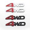 3D Metal 4WD Logo Decals Emblem Badge Car RearTrunk Fender Adhesive Badge Body Sticker ForToyota RAV 4 Hyundai Honda Accessories
