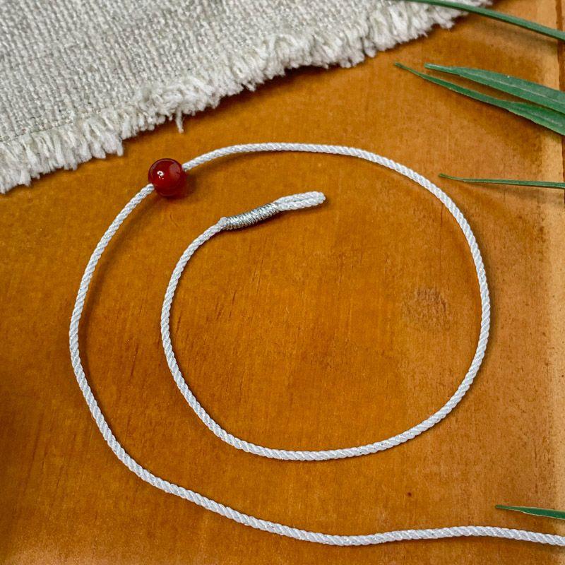 DIY Extremely Fine 1mm String Lucky Beads Anklet Carrying Strap