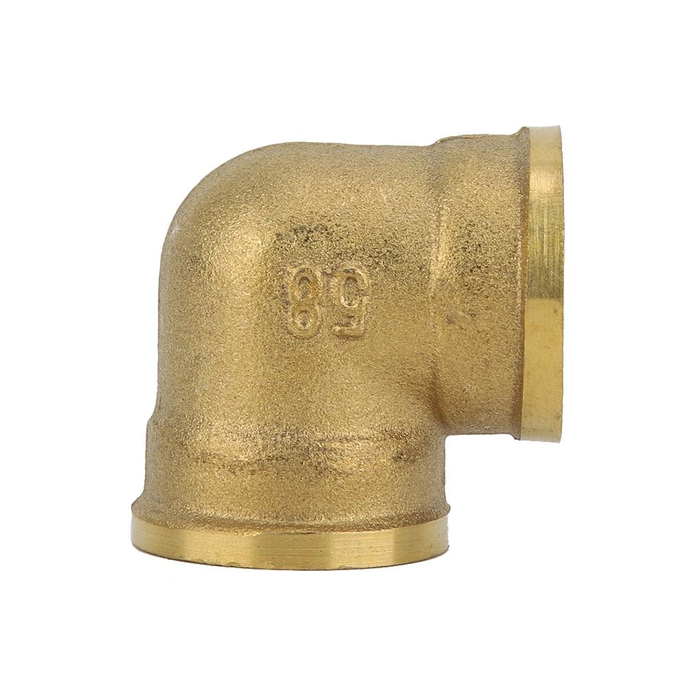 

5pcs G1 2 Brass Male Thread Elbow Pipe Fittings Adapter Connector for Bathroom Kitchen (C)
