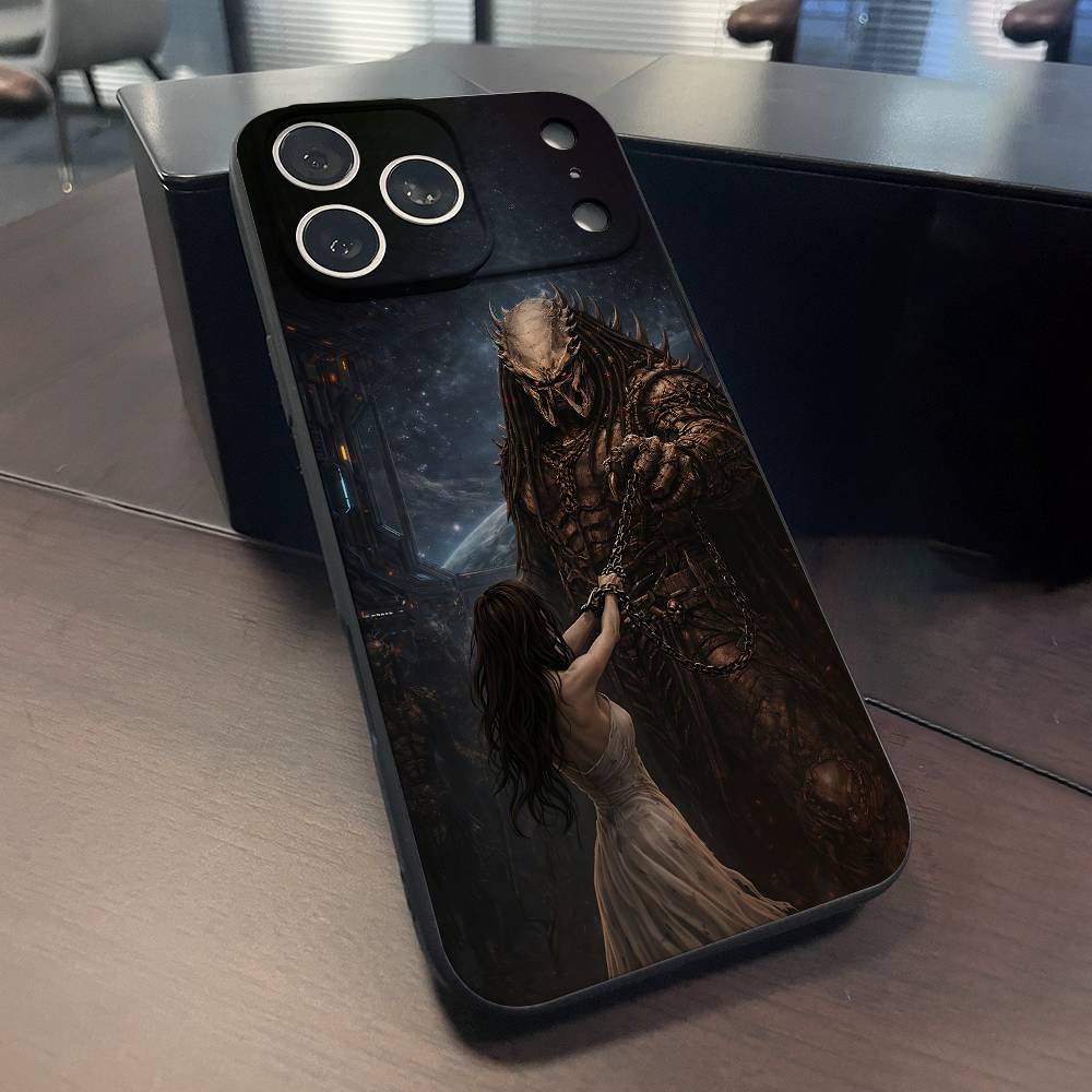 

P-Predator B-Badlands Phone Case For iPhone 13,16,12,14,15,11,17,Pro,Max,Plus,E,Air,Mini Shockproof Cover iPhone17promax