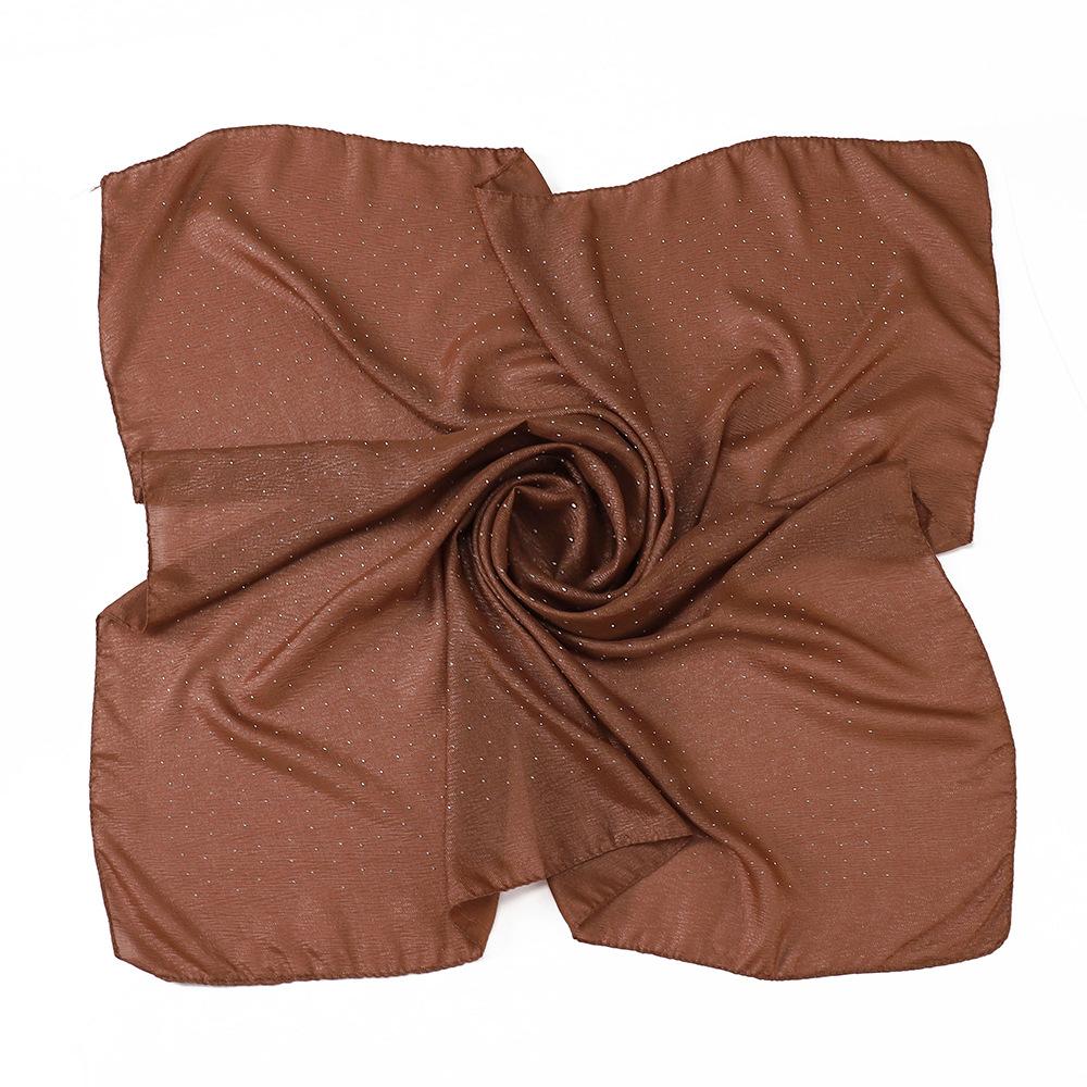 Malaysischer Quadratschal, Satin-Seidenschal, Gypsy Hot Diamond Indonesischer Paketschal