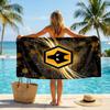 Wolverhampton Wanderers Fußball Strandtuch Weiches Mikrofaser Sommerhandtuch Schnelltrocknend Saugfähiges Handtuch für Strand Schwimmbad Reisen