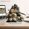 2D Flat Nativity Scene Acrylic Desktop Decoration, Flower, Home Decor Plaque Hanging Wall Art Decorative Garden Decoration for Room Door Signs Hanging
