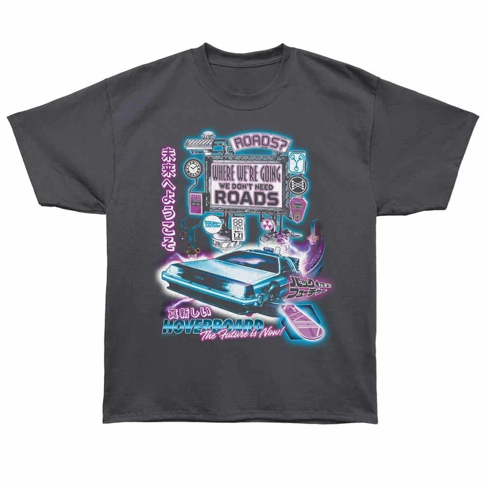 Back To The Future - Futuristic Sign - Bronx Oversized Children s T-shirt Gray 100