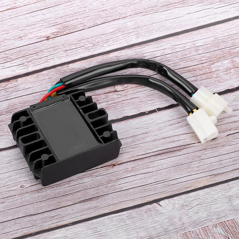 DC12V 6-leder motorsykkel spenningslikeretterregulator Passer for GY6 50cc 125cc 150cc 200cc 250cc scooter