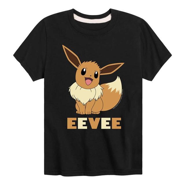 Ropa Hibrida - Pokemon - Happy Eevee - Camiseta De Manga Cor S