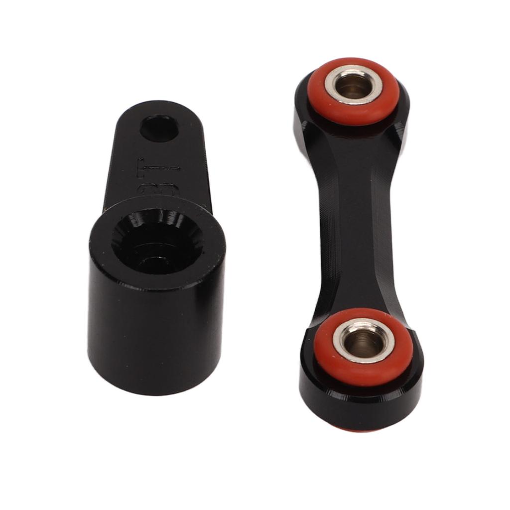 RC Servo Horns Set Aluminum Alloy Easy Replaceable 23T RC Servo Horns Steering Gear Rod for ARRMA