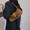 Foreign Feeling Underarm Bag Women's 2025 Autumn and Winter New Ins Simple Leopard Print Belt Buckle Niche Design Messenger Women's Bag