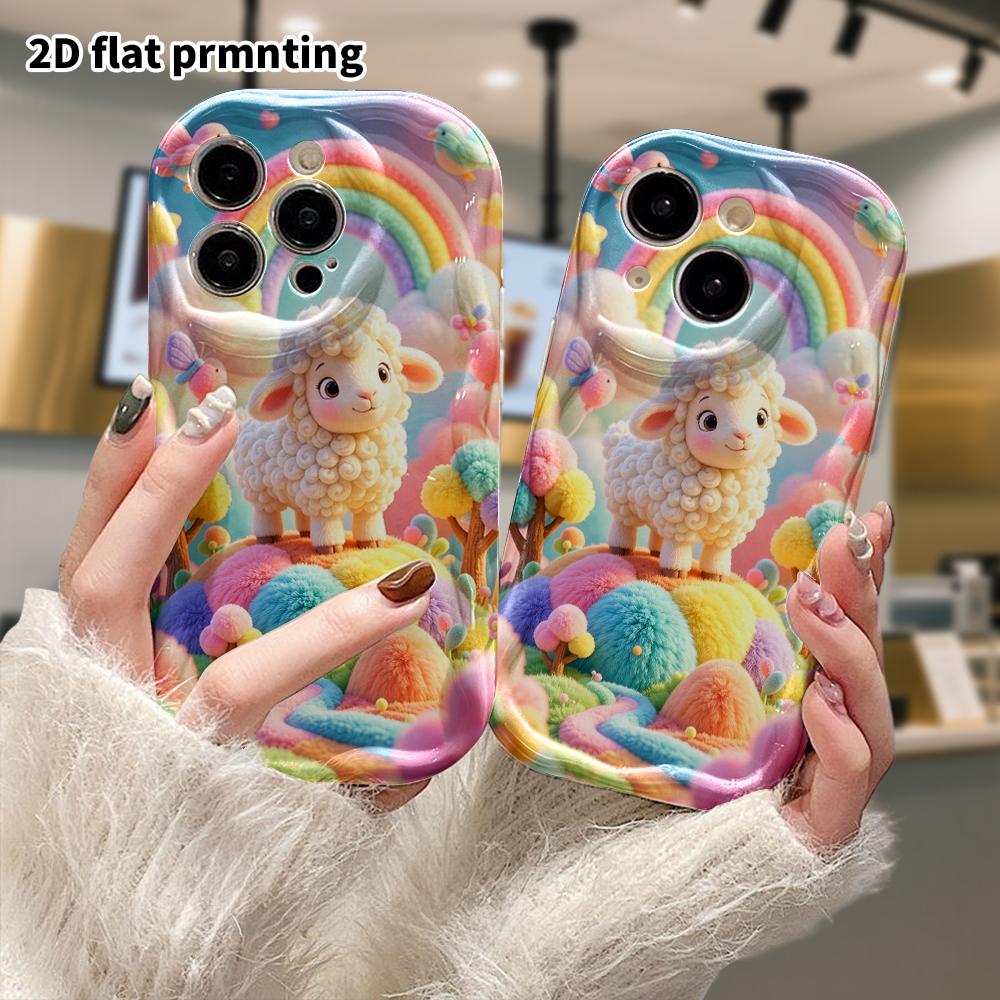 Phone Case: 2D flat, fits iPhone 18, 17, 16, 15, 14, 13, 12Pro protective case, colorful, perfect holiday gift for Christmas and Halloween