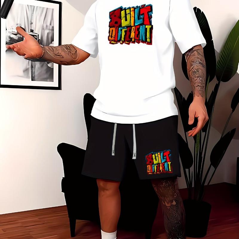 

2026 New Summer Fashion Casual Sports Suit Men s Stylish Running Short Sleeve XXL