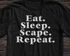 Eat Sleep Scape Repeat Funny Osrs Shirt and Kids Tshirt