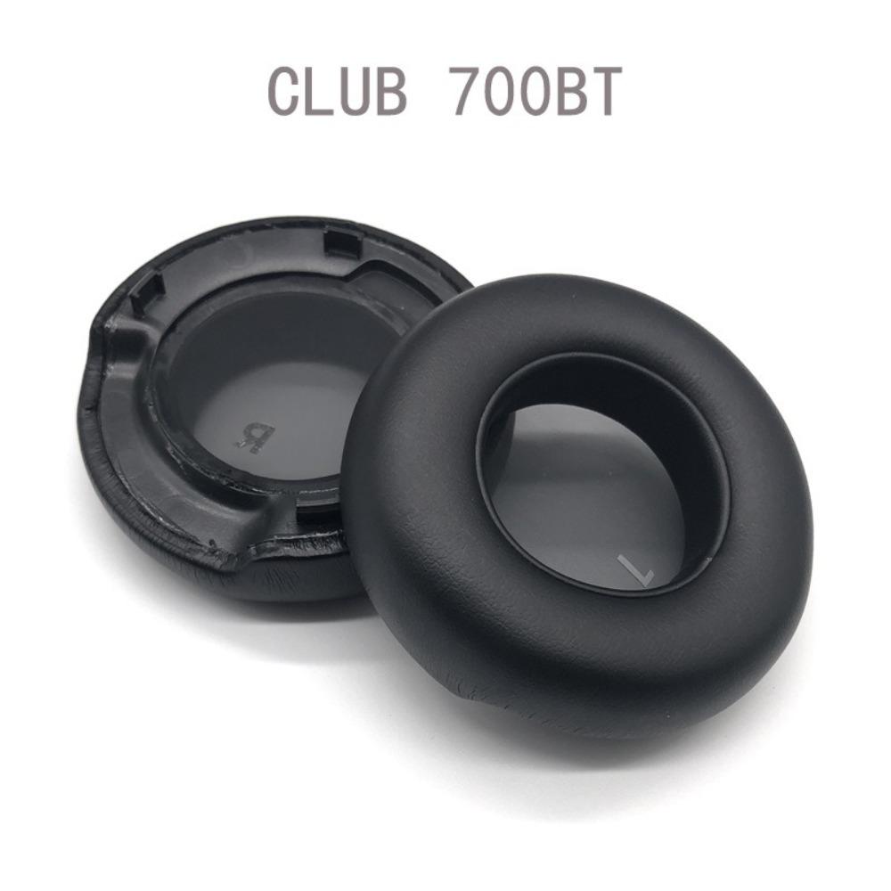 

1 Pair Sponge Cushion Replacement Earpads Soft Protein Leather Earmuf Black Headphone Cover for JBL Club 700BT 950NC 900