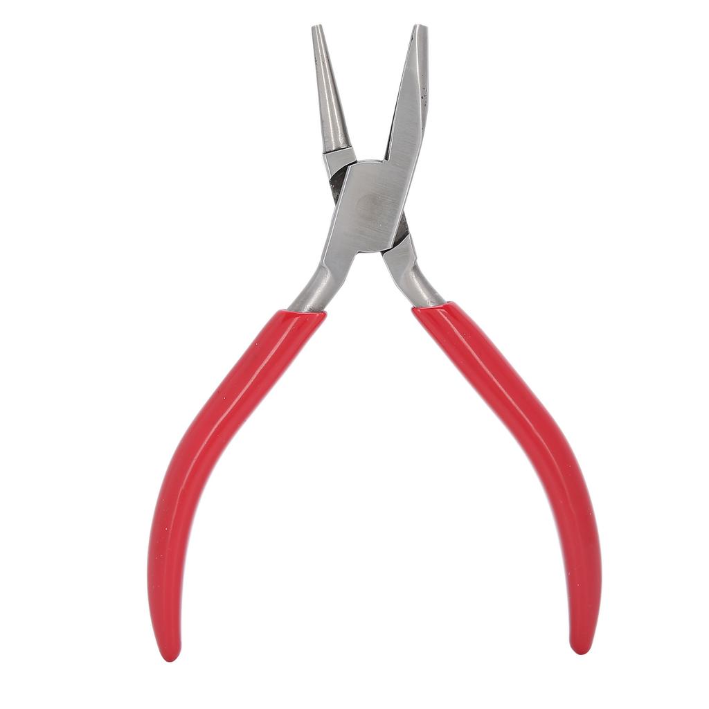 DIY Jewelry Pliers AntiSlip Handle High Carbon Steel Pliers for Jewelry Craft Making(with Grooves )