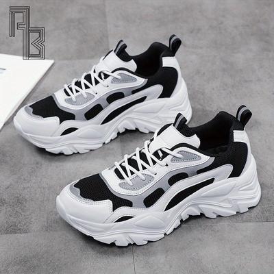 Spring And Autumn New Thick Soled Dad Shoes, Casual Sports Running Shoes, Large Women'S Shoes