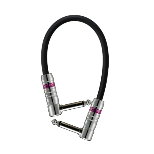 Providence LE501 Patch Cable, 75cm, L/L Plug (L-Shaped/L-Shaped), Black