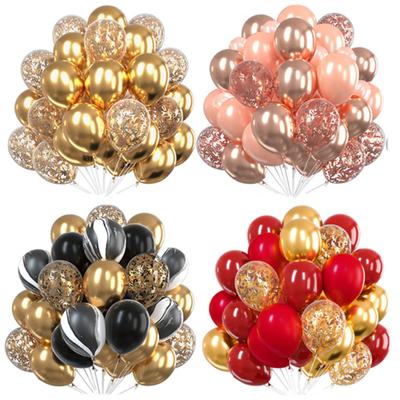 30pcs Latex Decorative Balloons Sequin Confetti Balloons For Birthday Party Wedding Decoration