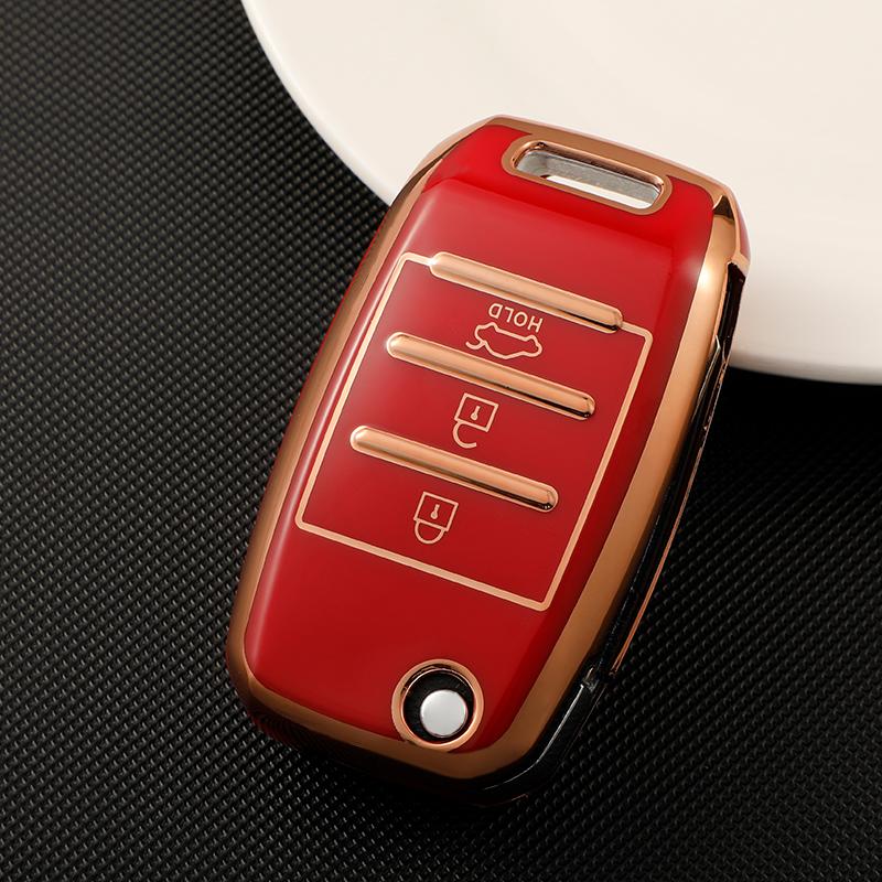 3/4 Button TPU Car Remote Key Case Cover Shell for Kia Rio 3 K2 Ceed Cerato K3 Sportage 4 Picanto K5 Optima Sorento Forte Stinger 2017 2018