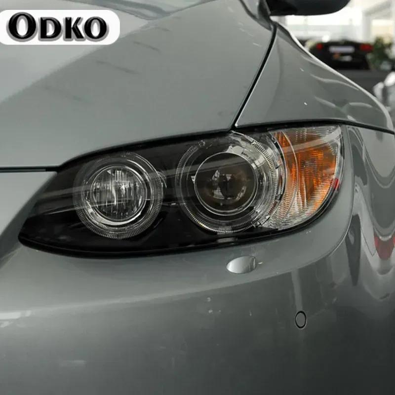 Kouřová černá ochranná fólie na světlomety auta Průhledná TPU samolepka na přední světla pro BMW M3 E90 E92 E93 2007-2013 Příslušenství