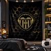Arazzo da Appendere a Parete Stampa Valencia FC Tessuto per Soggiorno Camera da Letto Decorazione per la Casa